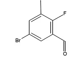 5-BROMO-2-FLUORO-3-METHYLBENZALDEHYDE structure, CAS 903875-64-9