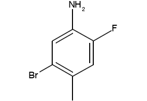 5-BROMO-2-FLUORO-4-METHYLANILINE structure, CAS 945244-29-1