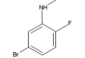 5-BROMO-2-FLUORO-N-METHYLANILINE structure, CAS 1153252-25-5