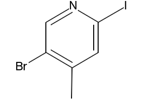 5-BROMO-2-IODO-4-METHYLPYRIDINE structure, CAS 941294-57-1