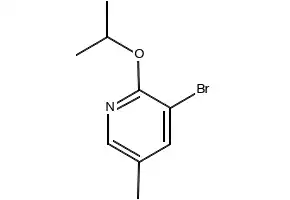 5-BROMO-2-ISOPROPOXY-3-METHYLPYRIDINE structure, CAS 760207-88-3