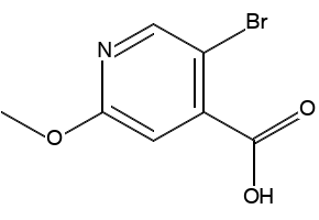 5-BROMO-2-METHOXYISONICOTINIC ACID structure, CAS 886365-22-6