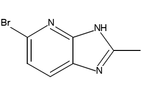 5-BROMO-2-METHYL-3H-IMIDAZO[4,5-B]PYRIDINE structure, CAS 219762-28-4