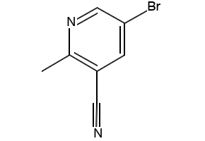 5-BROMO-2-METHYLNICOTINONITRILE structure, CAS 956276-47-4