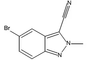 5-BROMO-2H-INDAZOLE-3-CARBONITRILE structure, CAS 882855-93-8