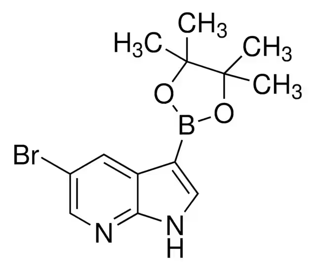 5-BROMO-3-(4,4,5,5-TETRAMETHYL-1,3,2-DIOXABOROLAN-2-YL)-1H-PYRROLO[2,3-B]PYRIDINE structure, CAS 1072152-50-1