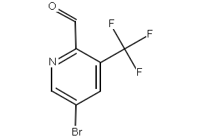 5-BROMO-3-(TRIFLUOROMETHYL)PICOLINALDEHYDE structure, CAS 1227489-83-9