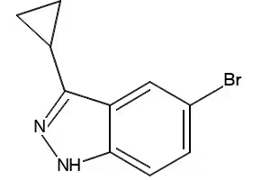 5-BROMO-3-CYCLOPROPYL-1H-INDAZOLE structure, CAS 911305-80-1