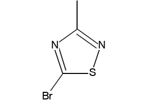 5-BROMO-3-METHYL-1,2,4-THIADIAZOLE structure, CAS 54681-68-4