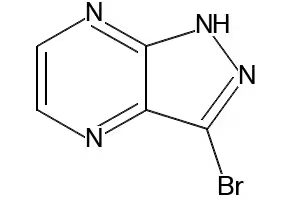 5-BROMO-3-METHYL-1H-PYRAZOLO[3,4-B]PYRAZINE structure, CAS 1086064-35-8