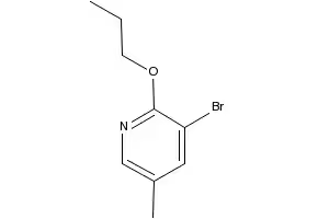 5-BROMO-3-METHYL-2-PROPOXYPYRIDINE structure, CAS 1261972-34-2