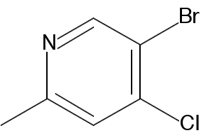 5-BROMO-4-CHLORO-2-METHYLPYRIDINE structure, CAS 1003711-85-0