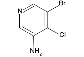 5-BROMO-4-CHLOROPYRIDIN-3-AMINE structure, CAS 89283-92-1