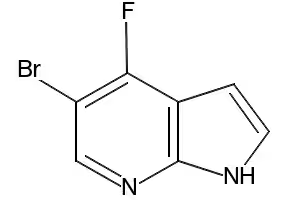 5-BROMO-4-FLUORO-1H-PYRROLO[2,3-B]PYRIDINE structure, CAS 1172067-95-6