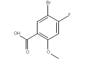 5-BROMO-4-FLUORO-2-NITROBENZOIC ACID structure, CAS 1330750-23-6
