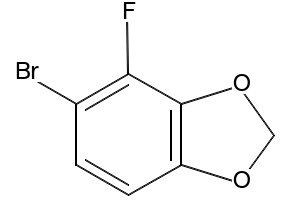 5-BROMO-4-FLUOROBENZO[D][1,3]DIOXOLE structure, CAS 1226808-75-8