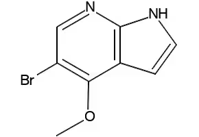 5-BROMO-4-METHOXY-1H-PYRROLO[2,3-B]PYRIDINE structure, CAS 1092579-95-7