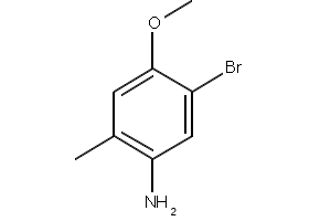 5-BROMO-4-METHOXY-2-METHYLANILINE structure, CAS 861084-04-0