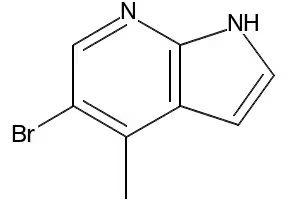 5-BROMO-4-METHYL-1H-PYRROLO[2,3-B]PYRIDINE structure, CAS 1150617-52-9