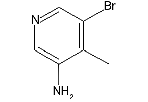 5-BROMO-4-METHYLPYRIDIN-3-AMINE structure, CAS 850892-12-5