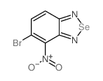 5-BROMO-4-NITROBENZO[C][1,2,5]SELENADIAZOLE structure, CAS 1753-20-4