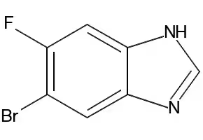 5-BROMO-6-FLUORO-1H-BENZIMIDAZOLE structure, CAS 1008360-84-6