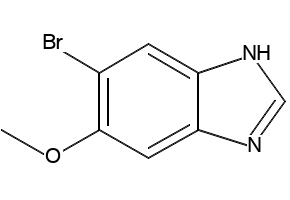 5-BROMO-6-METHOXY-1H-BENZO[D]IMIDAZOLE structure, CAS 1008361-65-6