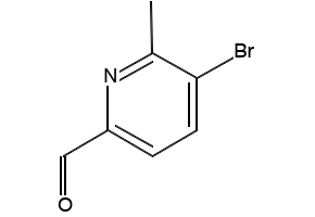 5-BROMO-6-METHYLPICOLINALDEHYDE structure, CAS 137778-18-8