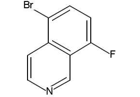5-BROMO-8-FLUOROISOQUINOLINE structure, CAS 679433-94-4