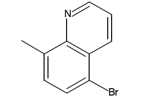 5-BROMO-8-METHYLQUINOLINE structure, CAS 74316-55-5