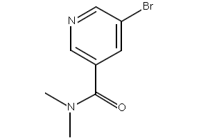 5-BROMO-N,N-DIMETHYLNICOTINAMIDE structure, CAS 292170-96-8