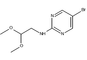 5-BROMO-N-(2,2,2-TRIFLUOROETHYL)PYRIMIDIN-2-AMINE structure, CAS 1245563-08-9