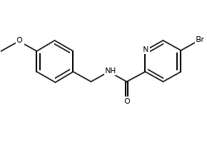 5-BROMO-N-(4-METHOXYBENZYL)PICOLINAMIDE structure, CAS 951885-02-2