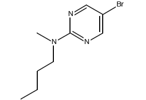 5-BROMO-N-BUTYL-2-PYRIMIDINAMINE structure, CAS 14001-71-9