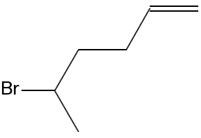 5-BROMOHEX-1-ENE structure, CAS 4558-27-4