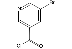 5-BROMONICOTINOYL CHLORIDE structure, CAS 39620-02-5