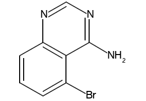 5-BROMOQUINAZOLIN-4-AMINE structure, CAS 1201784-87-3
