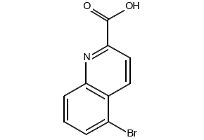 5-BROMOQUINOLINE-2-CARBOXYLIC ACID structure, CAS 1017412-53-1