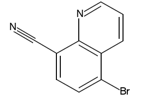 5-BROMOQUINOLINE-8-CARBONITRILE structure, CAS 507476-70-2