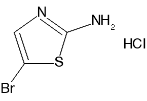 5-BROMOTHIAZOL-2-YLAMINE HYDROCHLORIDE structure, CAS 133692-18-9