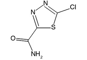 5-CHLORO-1,3,4-THIADIAZOLE-2-CARBOXAMIDE structure, CAS 64837-52-1