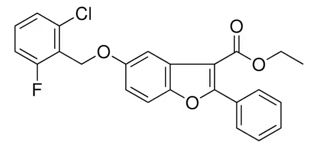5-CHLORO-2-((3-FLUOROBENZYL)OXY)BENZALDEHYDE structure, CAS 667437-25-4