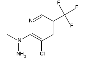 5-CHLORO-2-(1-METHYLHYDRAZINYL)-3-(TRIFLUOROMETHYL)PYRIDINE structure, CAS 175205-60-4
