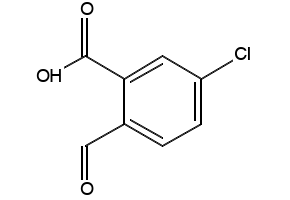 5-CHLORO-2-FORMYLBENZOIC ACID structure, CAS 4506-45-0