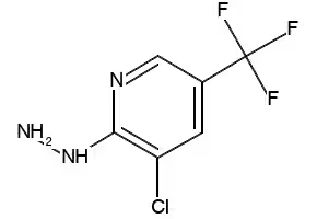 5-CHLORO-2-HYDRAZINYL-3-(TRIFLUOROMETHYL)PYRIDINE structure, CAS 129015-69-6