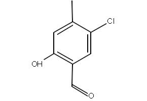 5-CHLORO-2-HYDROXY-4-METHYLBENZALDEHYDE structure, CAS 3328-68-5