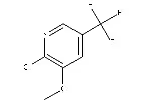 5-CHLORO-2-METHOXY-3-(2,2,2-TRIFLUOROETHOXY)PYRIDINE structure, CAS 1280786-68-6