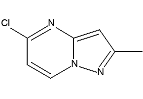 5-CHLORO-2-METHYLPYRAZOLO[1,5-A]PYRIMIDINE structure, CAS 189116-36-7