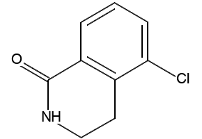 5-CHLORO-3,4-DIHYDRO-2H-ISOQUINOLIN-1-ONE structure, CAS 129075-59-8