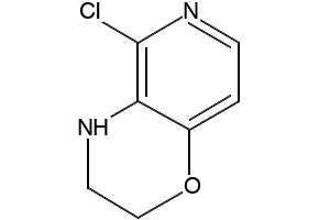 5-CHLORO-3,4-DIHYDRO-2H-PYRIDO[4,3-B][1,4]OXAZINE structure, CAS 1198154-67-4